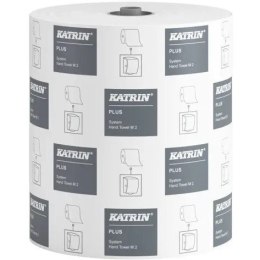Ręcznik biały 21cm*150m 2w (6sztuk) SYSTEM M 97449 Katrin Plus