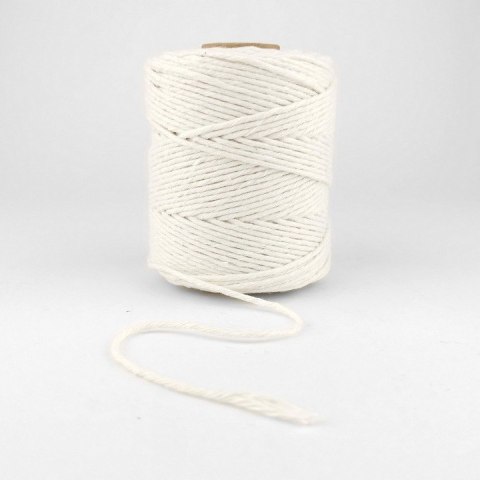 Sznurek bawełniany 1.8mm / 100m biały 111015 d.rect Sznurek bawełniany 1.8mm / 100m biały 111015 d.rect