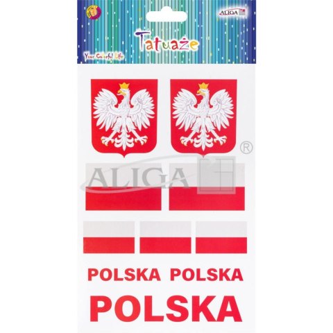 Tatuaże do ciała 14x21cm TAT-0673 ALIGA