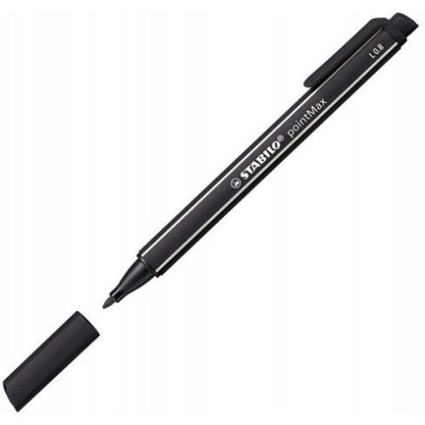 Cienkopis STABILO pointMAX czarny 488/46 Cienkopis STABILO pointMAX czarny 488/46