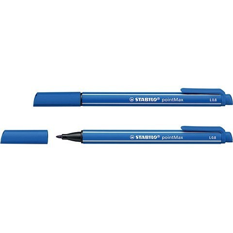 Cienkopis STABILO pointMAX niebieski 488/32 Cienkopis STABILO pointMAX niebieski 488/32