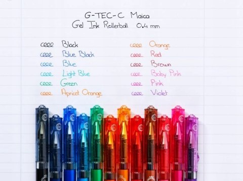 Cienkopis żelowy G TEC-C MAICA niebieski BL-GCM4-L PILOT Cienkopis żelowy G TEC-C MAICA niebieski BL-GCM4-L PILOT