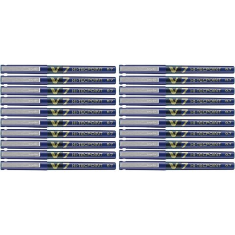 Cienkopis V7 bonus pack 20szt niebieski PIBX-V7L-BOX-20 Cienkopis V7 bonus pack 20szt niebieski PIBX-V7L-BOX-20