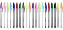 Długopis CRISTAL MULTI COLOR mix (op20 szt.) folia 942049 BIC