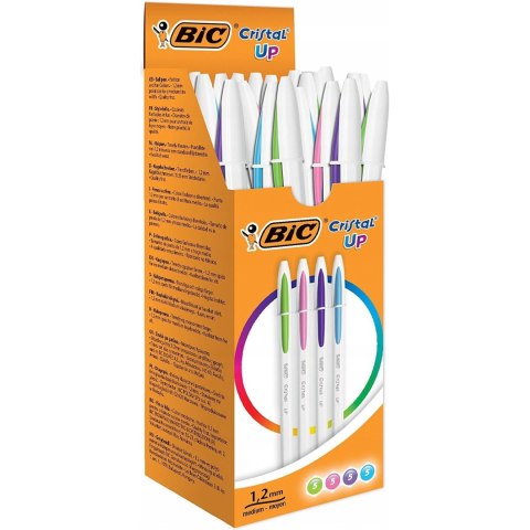 Długopis CRISTAL UP mix kolorów (20sztuk) BIC 950446 Długopis CRISTAL UP mix kolorów (20sztuk) BIC 950446