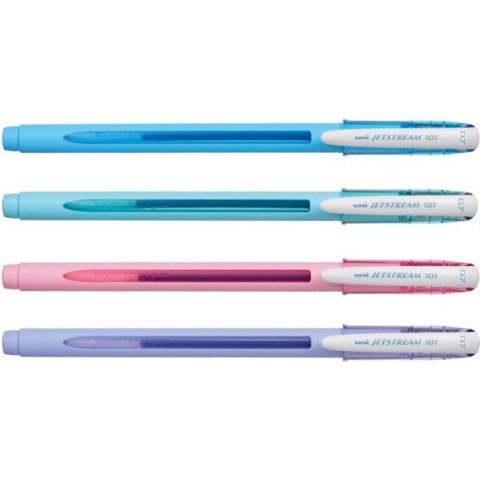 Długopis kulkowy UNI SX-101FL Jetstream obudowa błękitna niebieski wkład AQUA BLUE Długopis kulkowy UNI SX-101FL Jetstream obudowa błękitna niebieski wkład AQUA BLUE