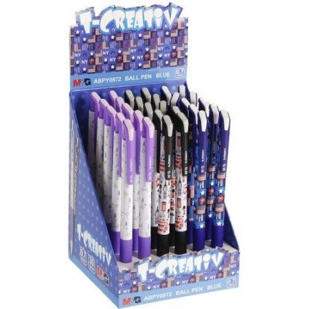 Długopis pstrykany T-CREATIV 0,7mm niebieski MG ABPY0872 Długopis pstrykany T-CREATIV 0,7mm niebieski MG ABPY0872