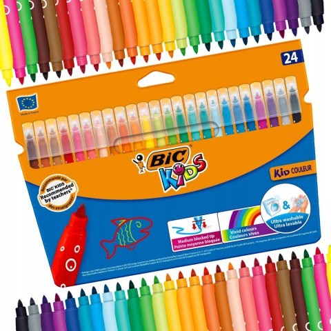 Flamastry 20+4fluo KID COULEUR 921360 BIC Flamastry 20+4fluo KID COULEUR 921360 BIC