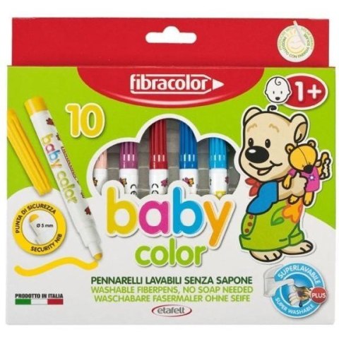 Mazaki BABYCOLOR*10 kol. FIBRACOLOR 977 Mazaki BABYCOLOR*10 kol. FIBRACOLOR 977