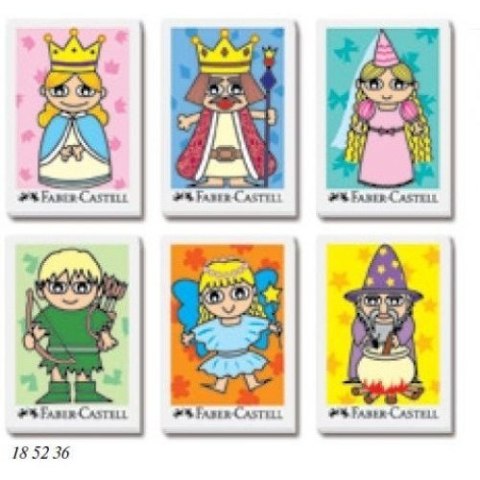 Gumka FANTASY KINGDOM (36szt.) 185236 Faber-Castell Gumka FANTASY KINGDOM (36szt.) 185236 Faber-Castell