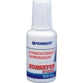 Korektor w buteleczce 20ml. z pędzelkiem PENMATE TT5516 Korektor w buteleczce 20ml. z pędzelkiem PENMATE TT5516