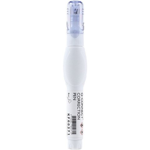Korektor w piórze, metalowa końcówka 8ml KF00271 Q-CONNECT Korektor w piórze, metalowa końcówka 8ml KF00271 Q-CONNECT