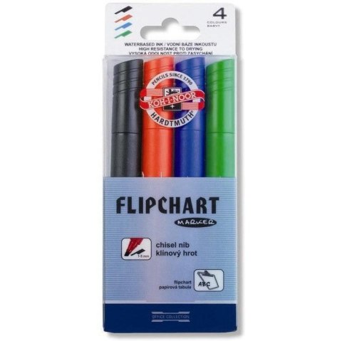 Marker 1406 FLIPCHART 4kol. ścięte 771406JD03PK KOH-I-NOOR