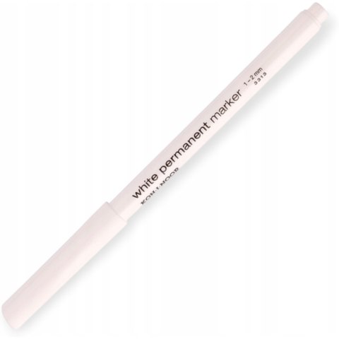 Marker permanentny biały 2mm 3313 w etui biały 2mm KOH-I-NOOR Marker permanentny biały 2mm 3313 w etui biały 2mm KOH-I-NOOR